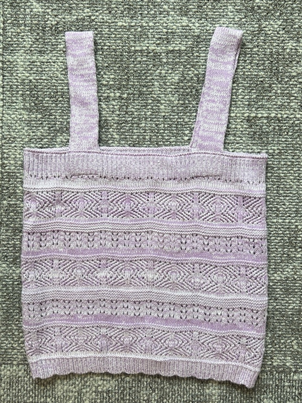 SO Lavender Knit Tank Top